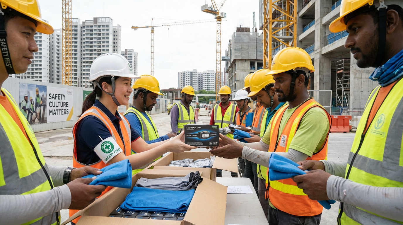 Singapore Construction Industry: Safety-Focused Corporate Gifts That Workers Actually Use