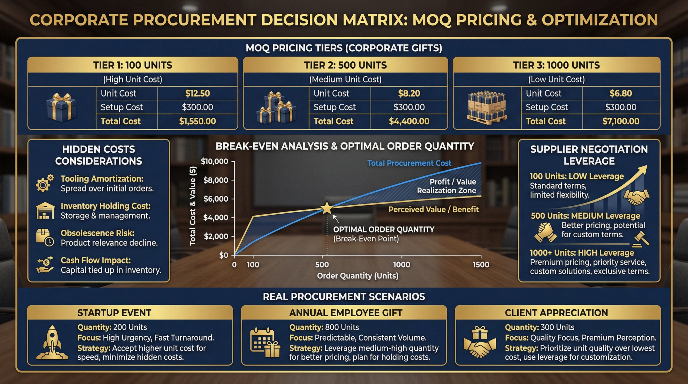The MOQ Trap: Why Your 100-Unit Corporate Gift Order Cost More Than It Should